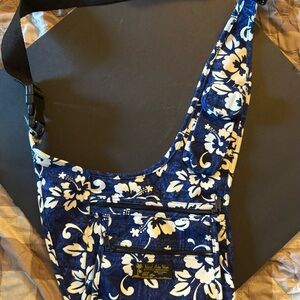 Island Aloha Wear Cross Body Bag Purse Hawaiian Floral